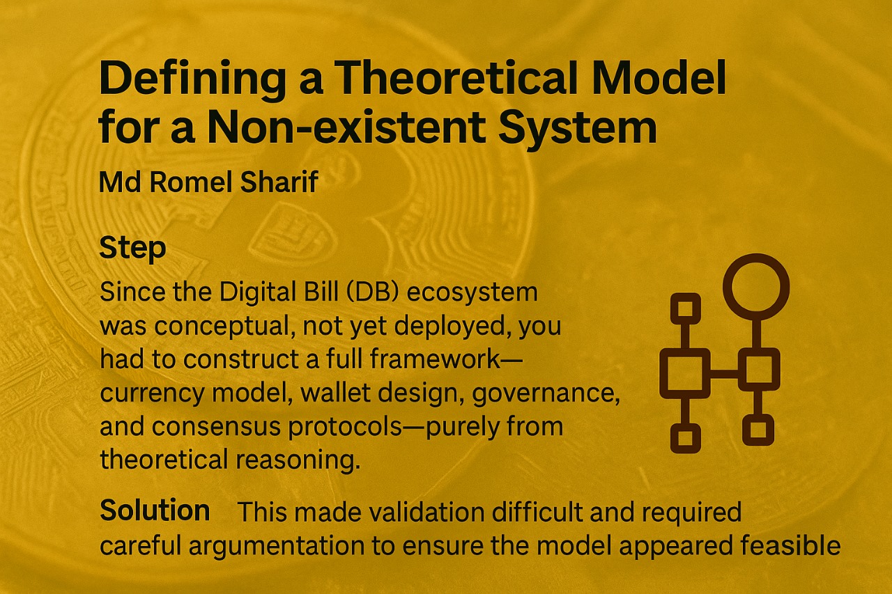 Developing a Theoretical Model for a Non-Existent System